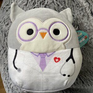 Squishmallow Dr. Hoot Owl 10" with Bio Tag